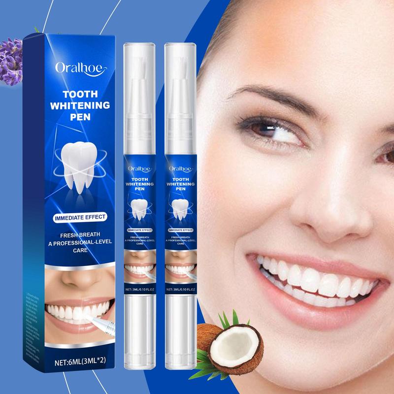 Teeth Brightening Pen, 1 Box 2 Boxes Teeth Brightening Gel Pen, Oral Care Product for Men & Women, Daily Oral Care Product