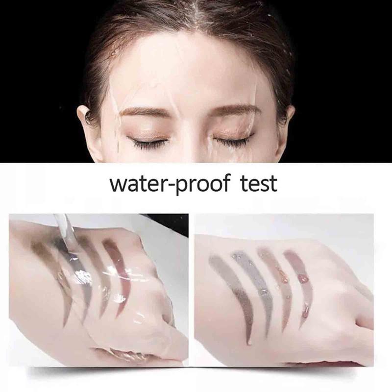 Microblade Eyebrow Pencil, Magic Eyebrow Pencil, Waterproof Microblading Eyebrow Pencil Contouring Pen 4 Tipped Precise Brow Pen, Makeup Cosmetic