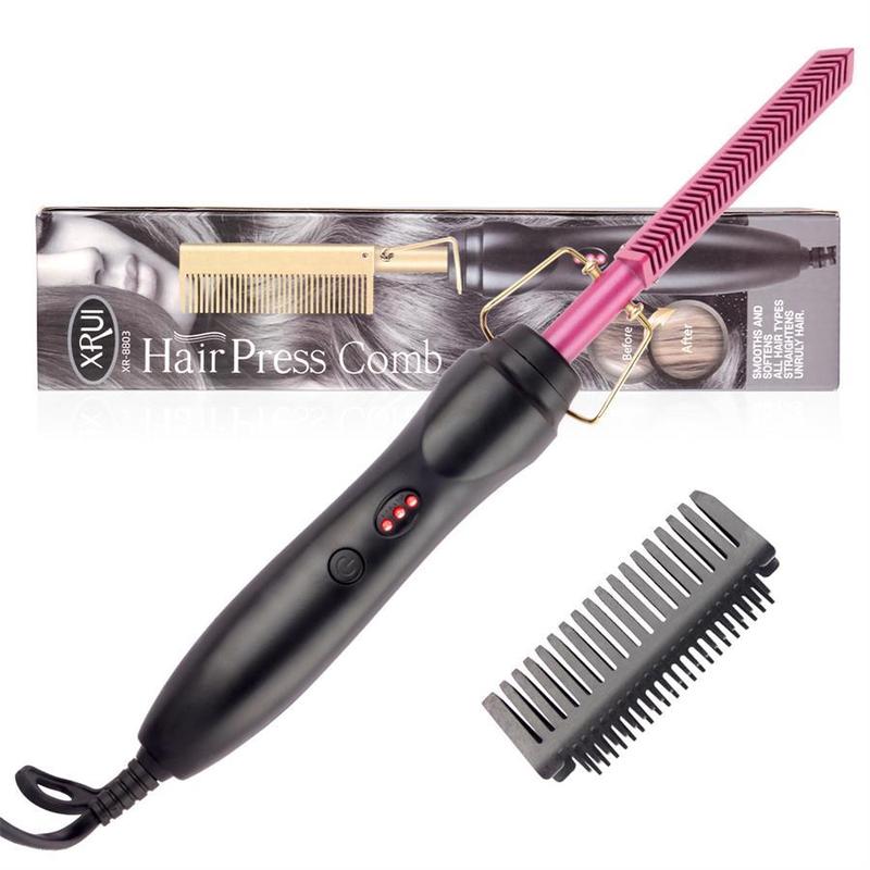 Electric Hair Straightener, Multifunctional Hair Straightening Comb, Hair Styling Tool for Women & Men, Hairdressing Tool for Home & Salon Use