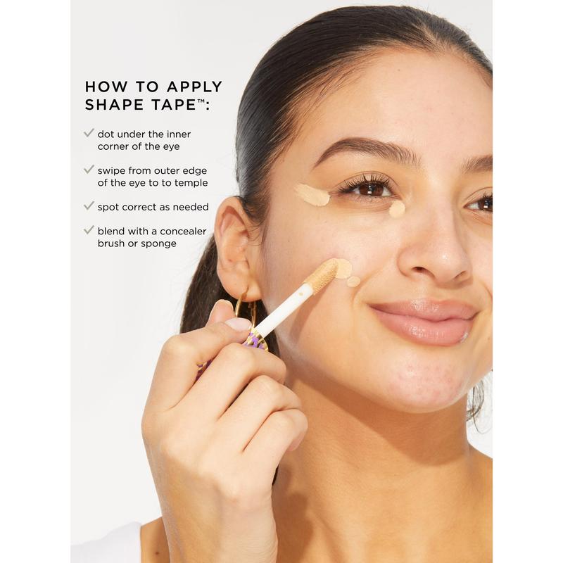 tarte shape tape radiant medium coverage concealer