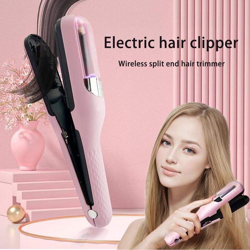 Cordless Split Ends Hair Clipper, Automatic Rechargeable Hair Clipper, 2 in 1 Hair Edge Control Trimmer for Dry Damaged Split Ends Broken Brittle Hair, Hair Styling Tool for Women, Heartwarming Gift, Christmas Gift