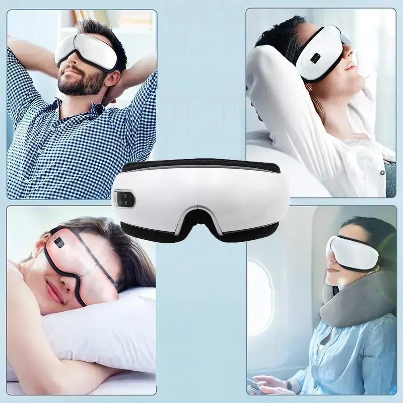 Electric Eye Massage Machine, 1 Set Air Pressure Hot Compress Eye Mask, Vibrating Eye Massager, Massager Machine, Eye Massage Tool, Massager Electric Machine