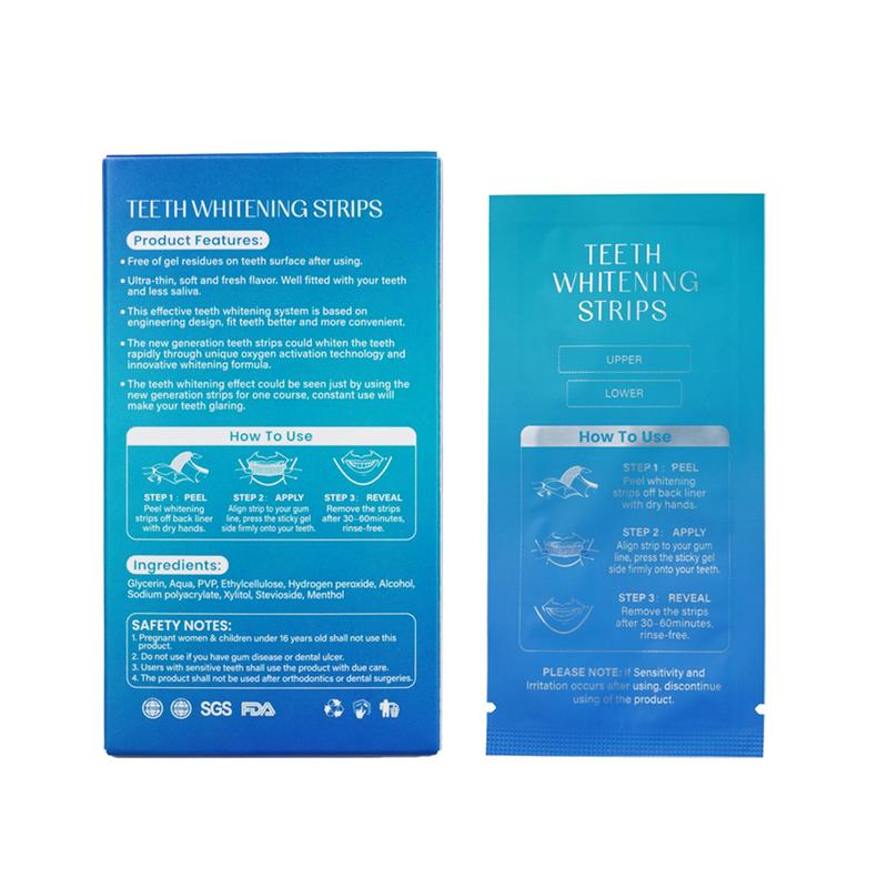 Teeth Whitening Strips,Non-Sensitive Teeth Whitening Kit,Gel Mint Oral whiting strips nonslip whitening vie beaut purple strips  teeth whitening enamel safe   teeth whitening teeth whitening kit