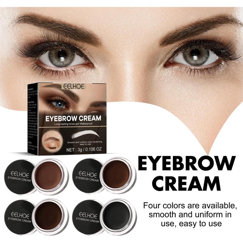 Waterproof Eyebrow Tint Balm, Natural Color Setting Eyebrow Gel, Long Lasting Eyebrow Makeup Tool for Women & Girls, Eye Brow Makeup Products