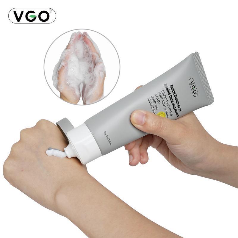 VGO-Facial Cleanser of Double Care and Effets Cleanser Oil control One tube has many benefits Cleansing Skin Care Kits