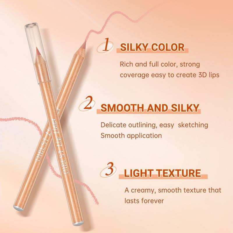 Long Lasting Lip Liner Set, 12pcs set Waterproof Matte Lip Pencil, Easy Coloring Lip Liner Pen, Suitable for All Occasions Lip Makeup