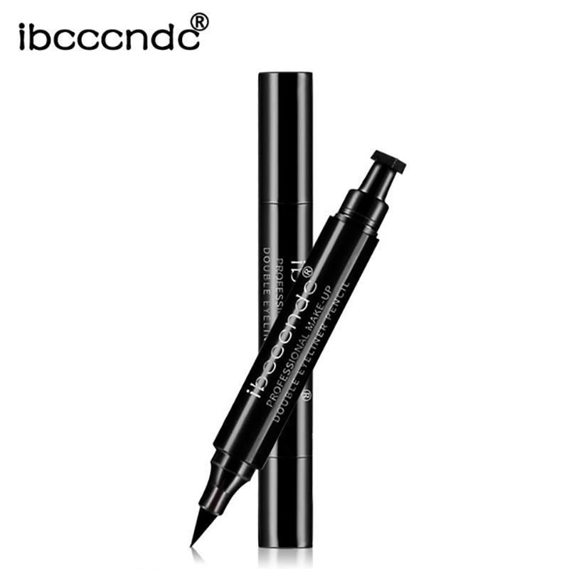 Double-ended Eyeliner Pen, 1 Count Waterproof Long Lasting Eyeliner Pencil, Professional Daily Makeup Supplies