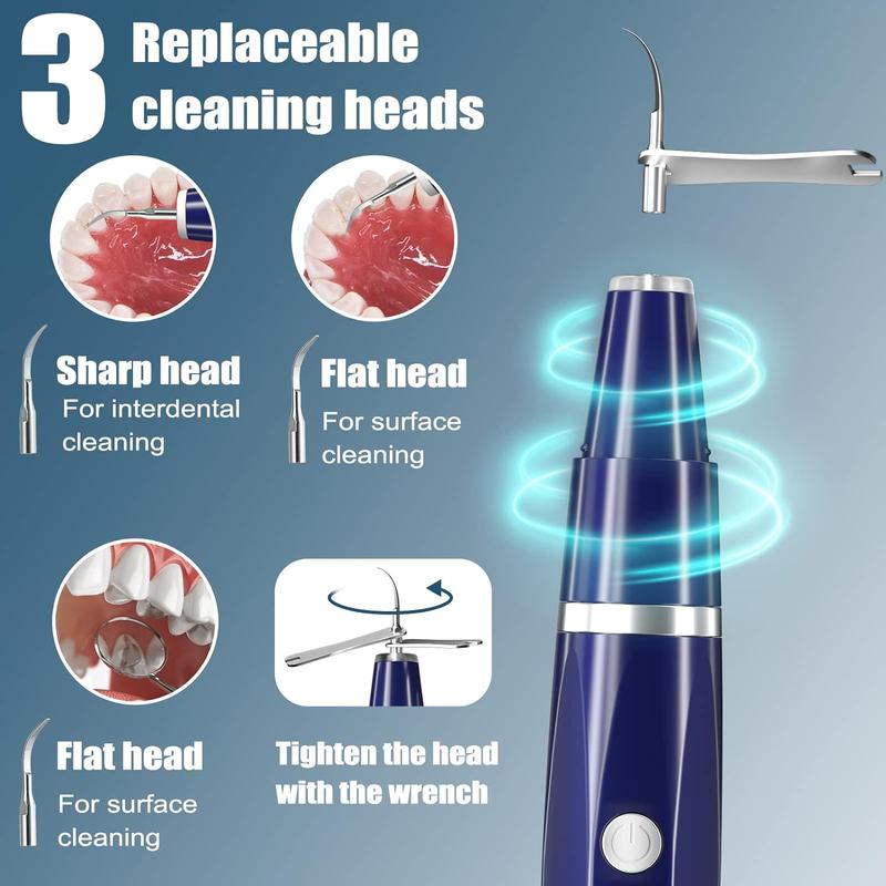 Ultrasonic electric teeth cleaner home oral teeth cleaning tartar removal teeth cleaning instrument Cleansing