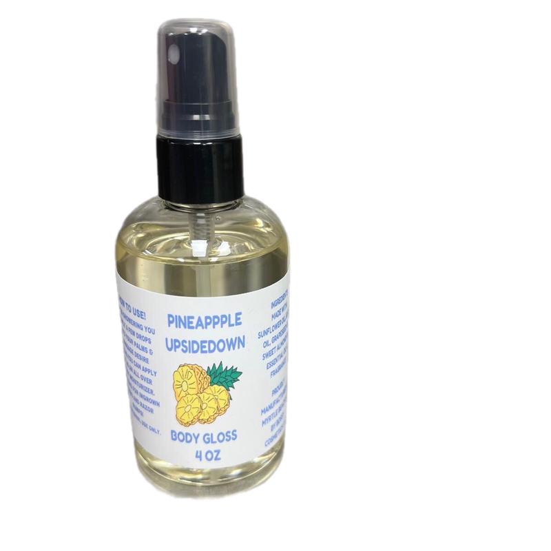 PINEAPPLE UPSIDE DOWN ( Body Oil) Body Gloss Lightweight