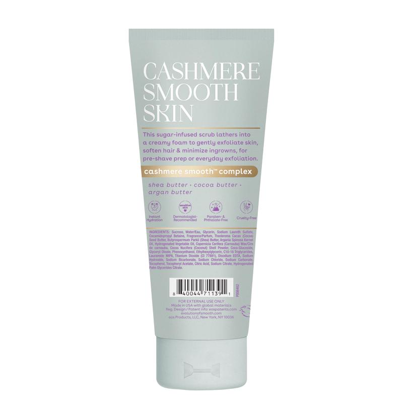 eos Cashmere Skin Collection Pre-Shave Scrub- Vanilla Cashmere Scented, Body Scrub, 7 fl oz