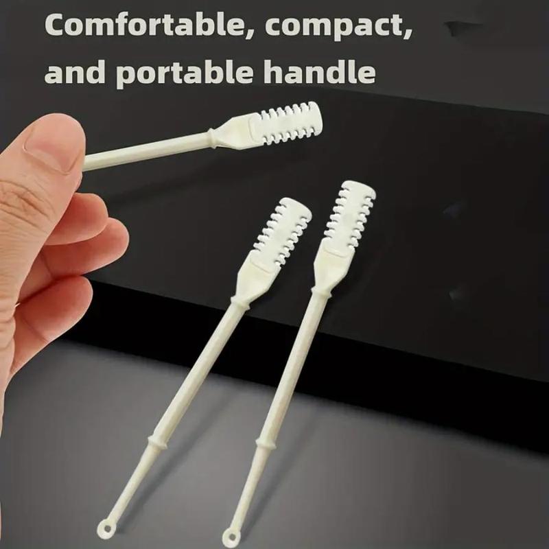 2 in 1 Nose Hair Trimmer, 12pcs Manual Nose Hair Trimmer with Ear Pick, Nose Hair Remover Tool, Facial Cleansing Tool for Women & Men