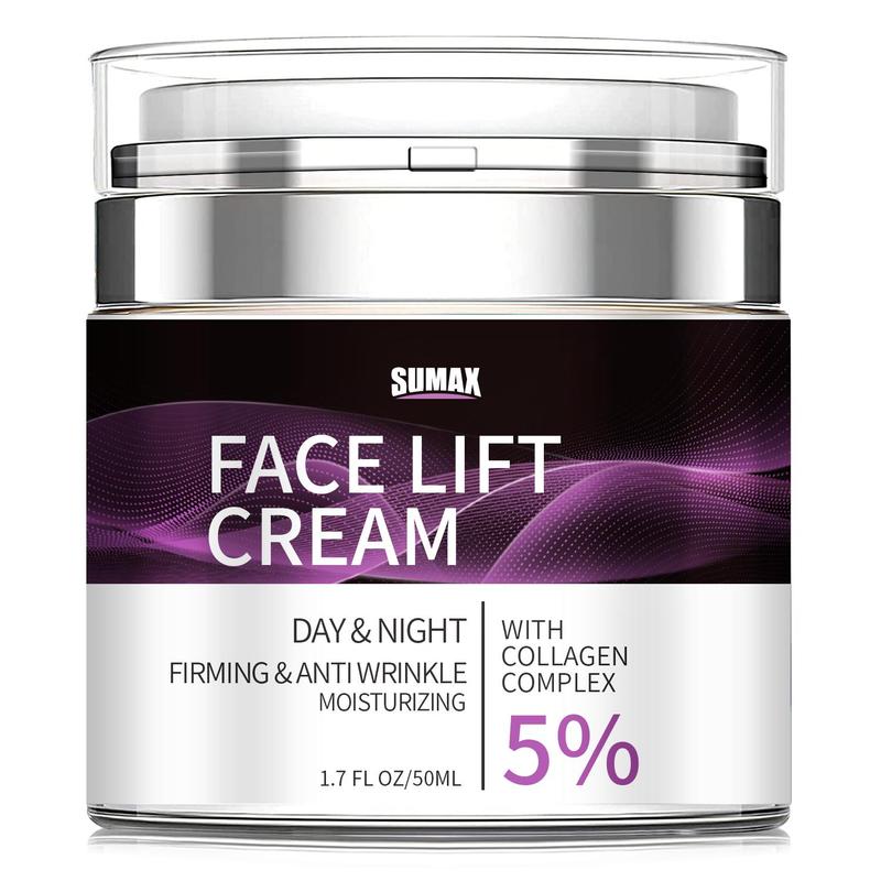 Collagen Face & Neck Firming Cream, Lifting and Firming Moisturiser for Improves Skin Elasticity and Dullness, Smoothing Skin Care Cream for Men and Women