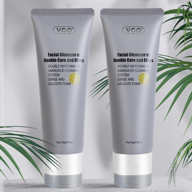 VGO-Facial Cleanser of Double Care and Effets Cleanser Oil control One tube has many benefits Cleansing Skin Care Kits