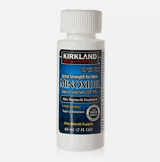 Kirkland Minoxidil 5% Hair Beard Growth Solution Extra Strength