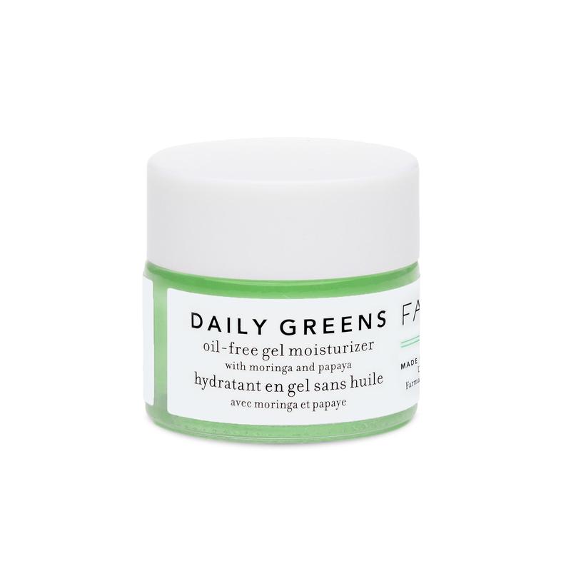 Farmacy Daily Greens Oil Free Gel Face Moisturizer - Daily Facial Moisturizing Cream with Hyaluronic Acid - New Fragrance-Free Formula - 8ml