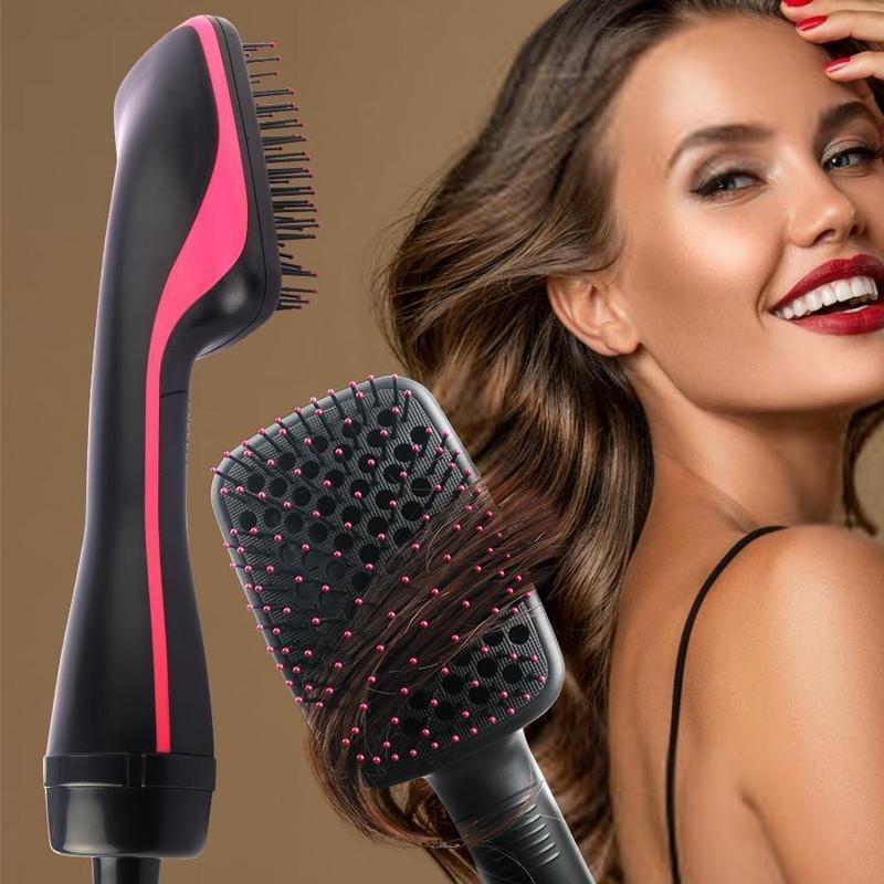 Multifunctional Negative Ions Hair Dryer, 1 Box Fast Drying Hair Styling Tool, Hairdressing Comb Hot Air Brush, Professional Hair Styling Tool for Women