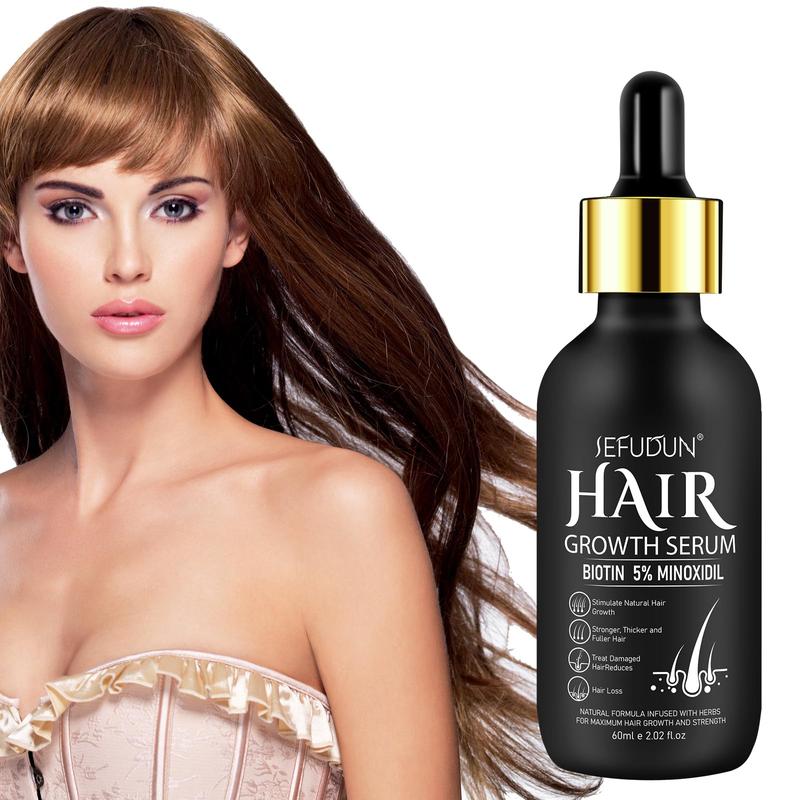 Hair Serum with Biotin-Beard Kit-Hair Care for Healthy Hair Kit  and Strengthen for Hair with Roller