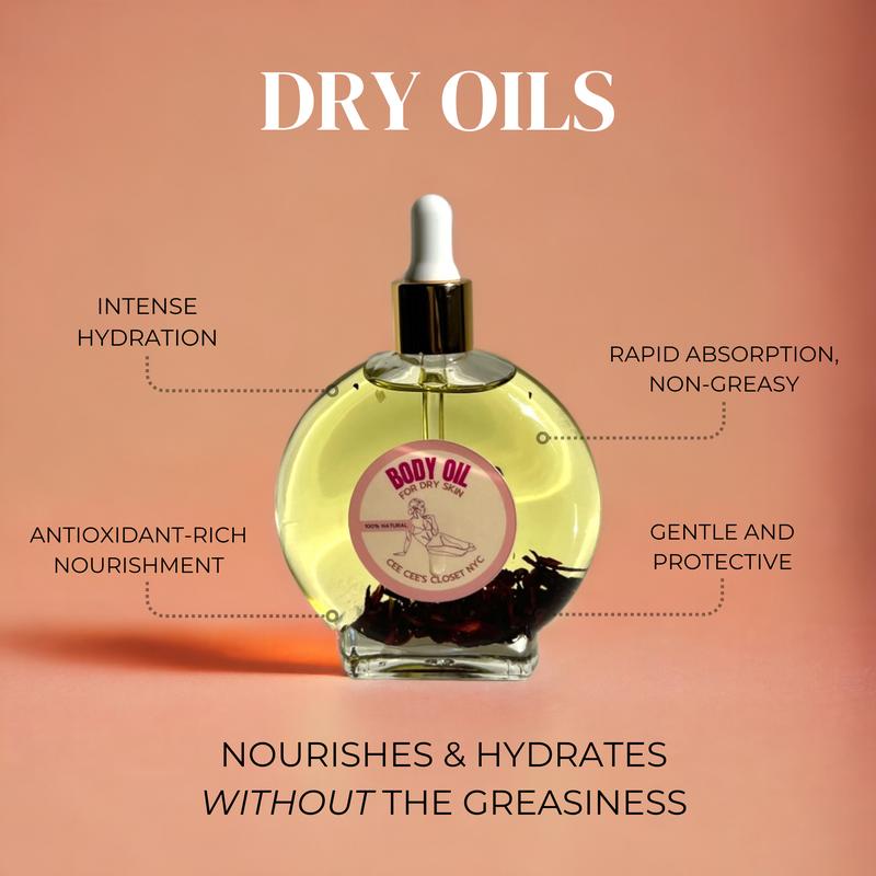 Limited Drop Scented Dry Body Oil for Moisturized Skin Without the Grease