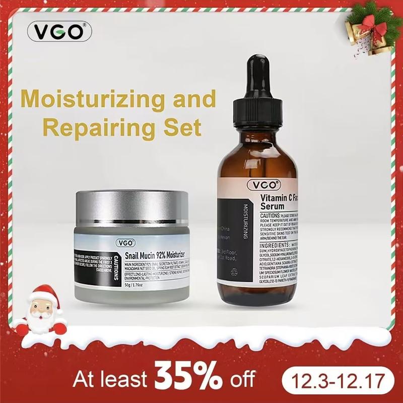 VGO Radiant Boost Repair Set: Hydration Radiance and Anti-Aging Hydrating anti-aging hydrating