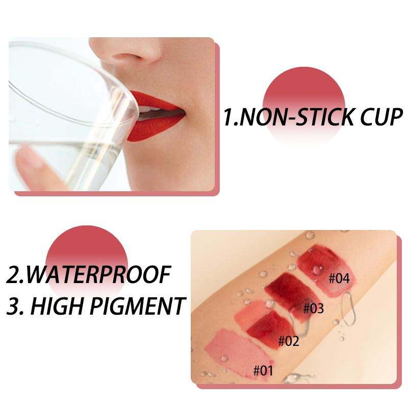 Tear lipstick, Korean lip gloss, natural moisturizing, not easy to fall out, multi-purpose lip and cheek tones, non-stick cup, lightweight, Valentine's Day color bright moisturizing makeup matte lip glaze moisturizing moisturizing Lip Care