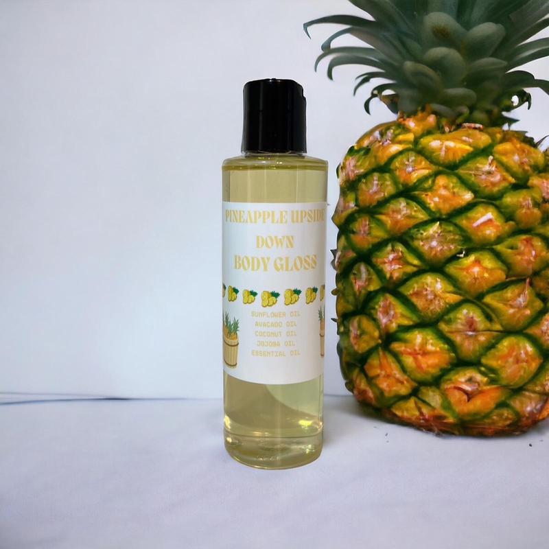 PINEAPPLE UPSIDE DOWN ( Body Oil) Body Gloss Lightweight