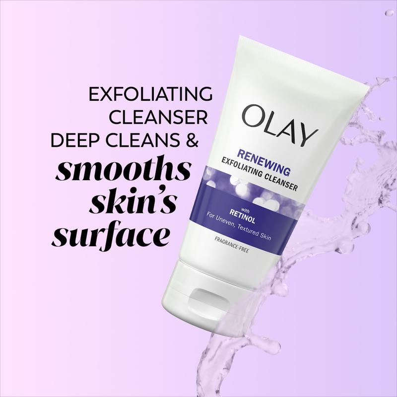 Olay Renewing Exfoliating Cleanser with Retinol