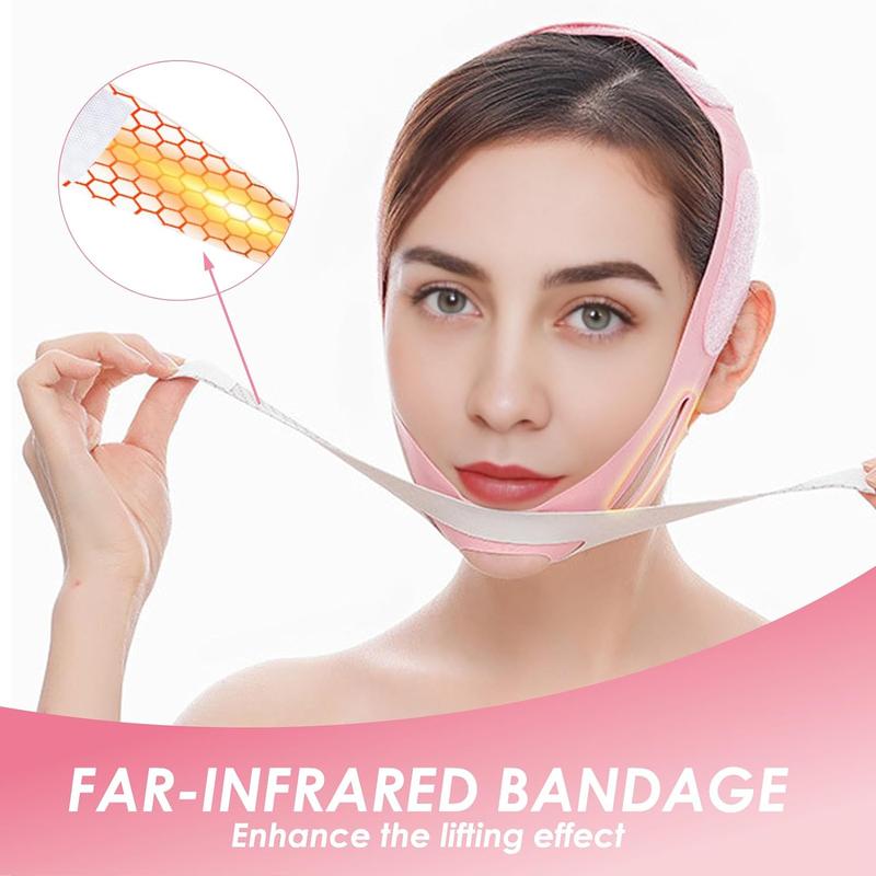 V-line Lifting Mask, Reusable Face Strap, Double Chin Shaping Bandage, Chin Up Patch, Chin Strap, V Shaped Belt, Face Mask for Women