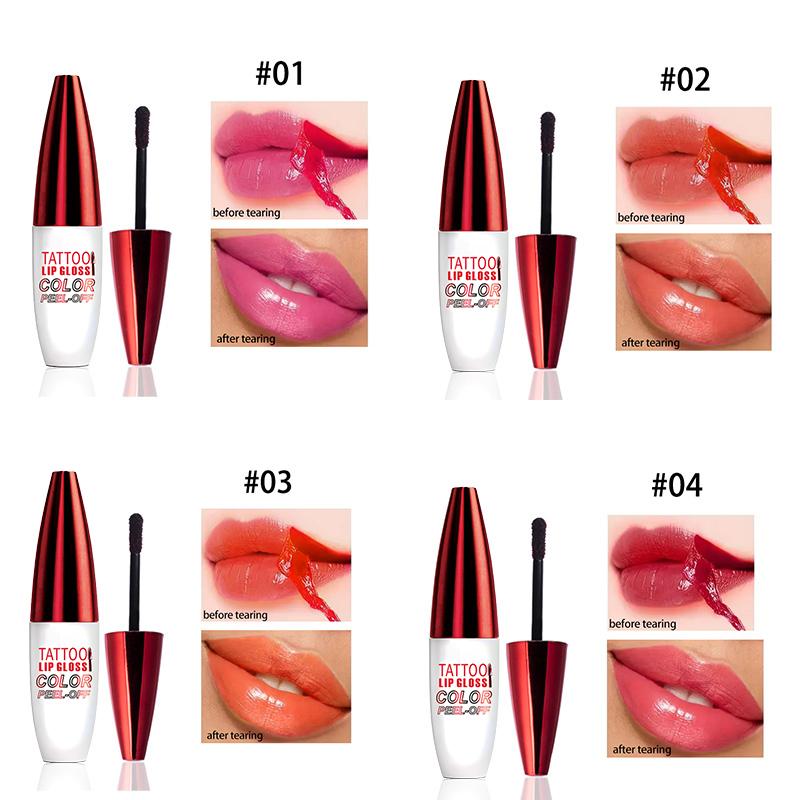 Tear lipstick, Korean lip gloss, natural moisturizing, not easy to fall out, multi-purpose lip and cheek tones, non-stick cup, lightweight, Valentine's Day color bright moisturizing makeup matte lip glaze moisturizing moisturizing Lip Care