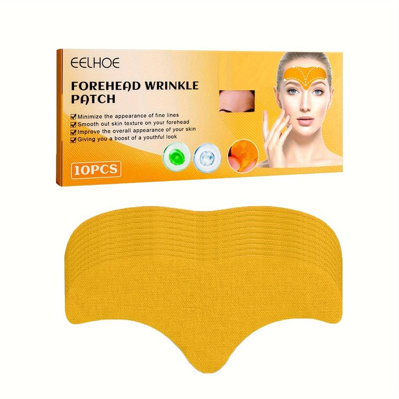 10 pieces, forehead beauty patch, effectively improves forehead skin, lifts and firms the face eye cream Skincare Storage Facial Comfort