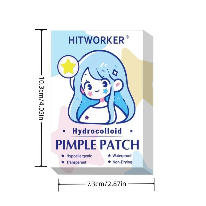 Colorful Star Shaped Pimple Patch, 480pcs Hydrocolloid Acne Covering Patches, Gentle Skin Care Products for Women & Men