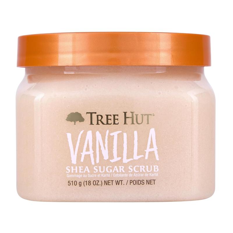 Tree Hut Vanilla Shea Sugar Exfoliating & Hydrating Body Scrub, 18 Oz no brand