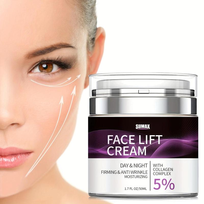 Collagen Face & Neck Firming Cream, Lifting and Firming Moisturiser for Improves Skin Elasticity and Dullness, Smoothing Skin Care Cream for Men and Women