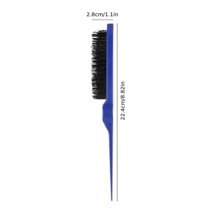 Hair Styling Comb, Professional Pointed Tail Detangling Comb for Women, Girls, Men, Stylists, Barber, Curly Hair Heatless Styling Tools, Christmas Gift