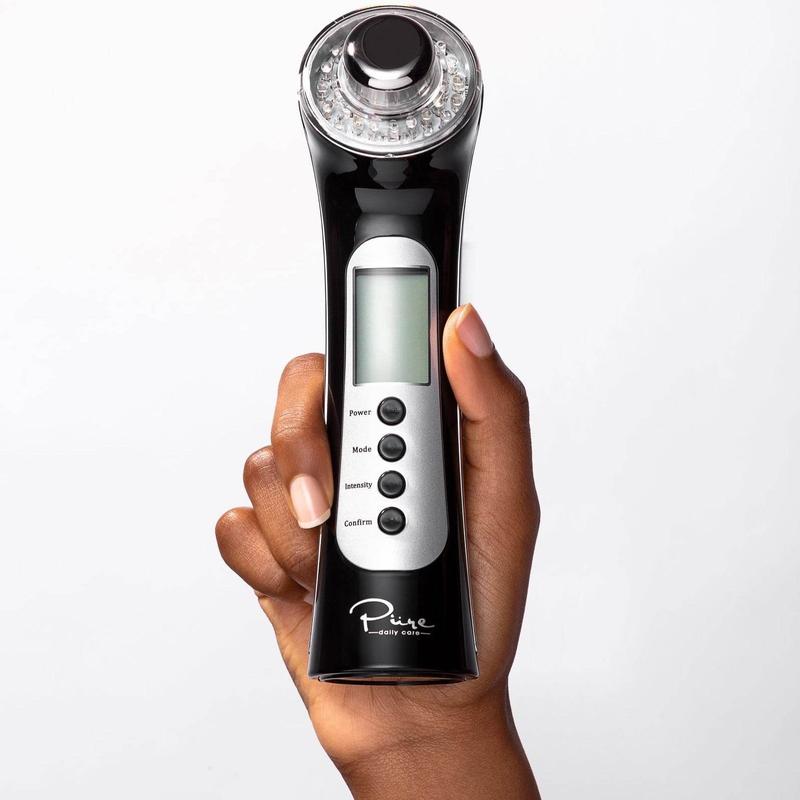 Luma Skin Therapy Wand Facial Skin Care with LED Light Therapy & Wave Penetrating Cell Stimulation by Pure Daily Care