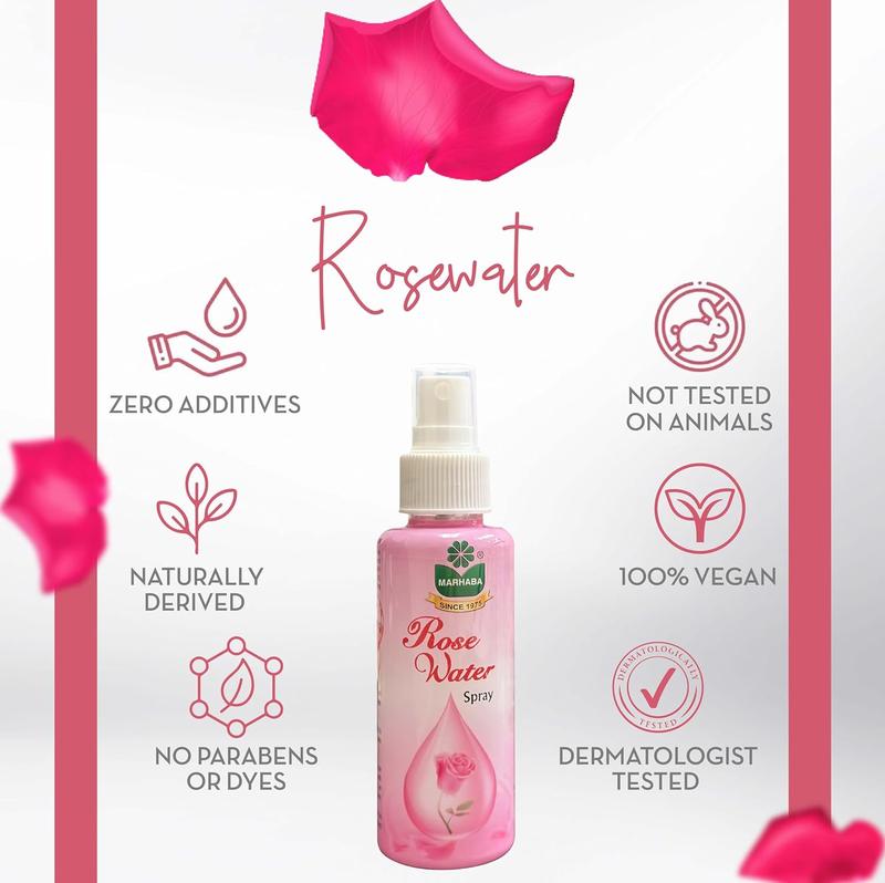 Rose Water, Organic Rose Water, Pure Rose Water 120ml