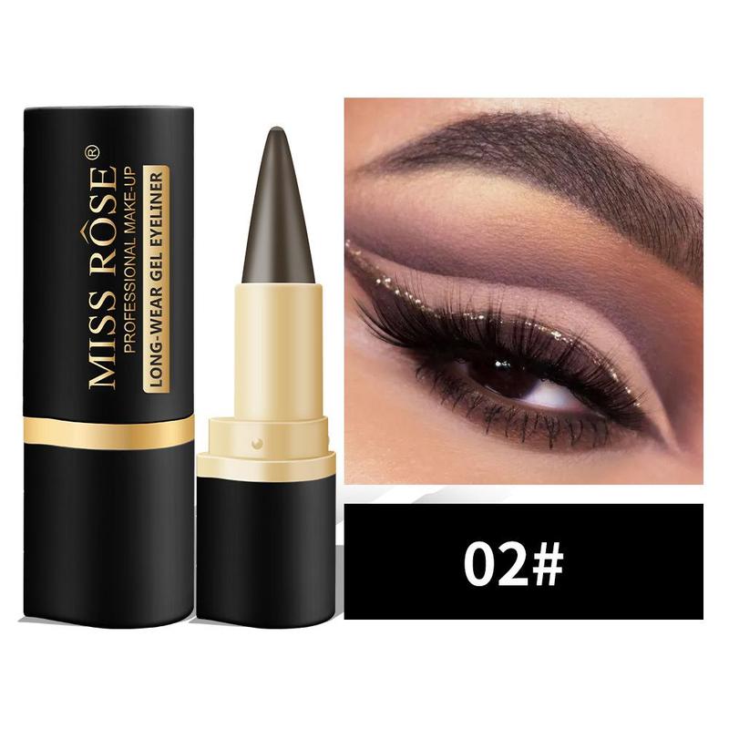 Waterproof Eyeliner Cream, 1 Count Long Lasting Matte Eyeliner, Quick Drying Eyeliner Pen with Comfortable Grip