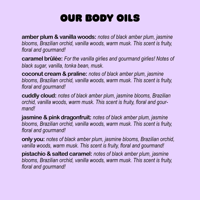 Only You Body Oil - 4 oz Moisturizing Dry Body Oil with Long Lasting Scent