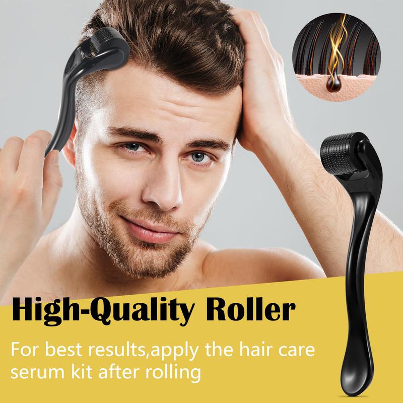 Hair Serum with Biotin-Beard Kit-Hair Care for Healthy Hair Kit  and Strengthen for Hair with Roller