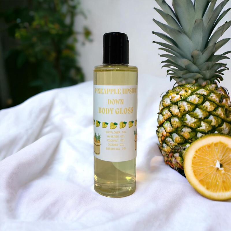 PINEAPPLE UPSIDE DOWN ( Body Oil) Body Gloss Lightweight