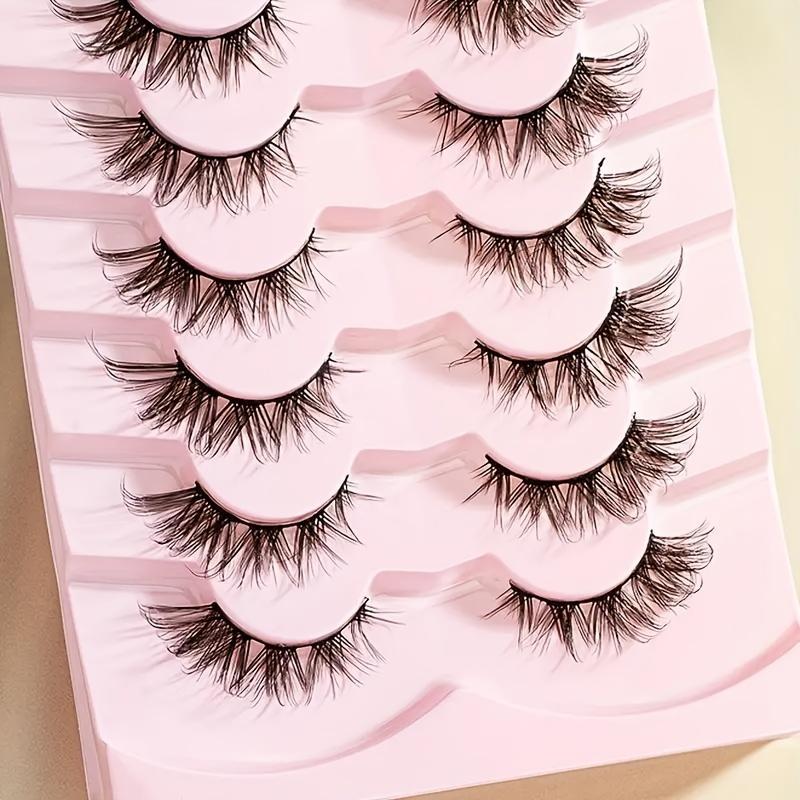 Wispy Style Makeup False Eyelashes for Women, Fake Clusters Lashes Strips Lashes for Eyelash Extension, Eyelash Extensions Kit for Eye Makeup Enhancement