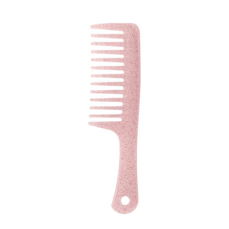 Solid Color Haircare Wide Tooth Comb, Anti-static Big Tooth Comb, Plastic Styling Comb, Hair Comb For Home Daily Use, Professional Heatless Styling Tools