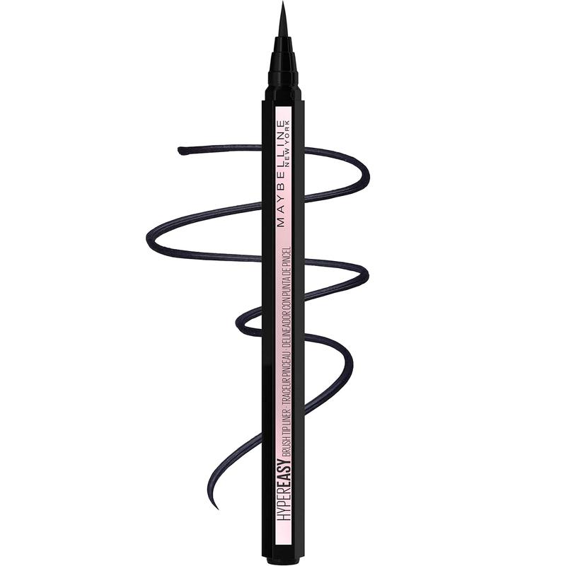 Hyper Easy Liquid Pen No-Skip Eyeliner, Satin Finish, Waterproof Formula, Eye Liner Makeup, Pitch Black, 0.018 Fl; Oz