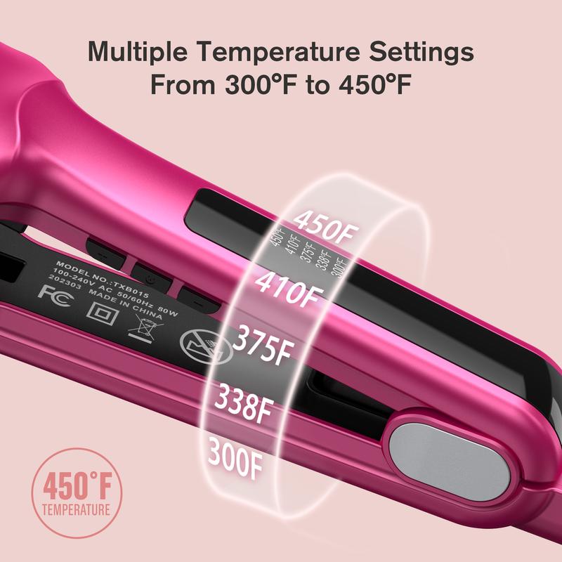 Terviiix Classic Pro 2'' Wide Flat Iron, Pink