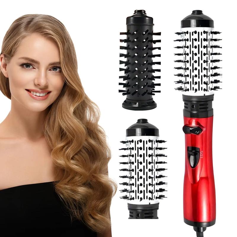 3 in 1 Rotating Hair Dryer, Electric Comb Hair Straightener, Drying Brush Hot Air Comb Hairdressing Comb, Holiday Gift