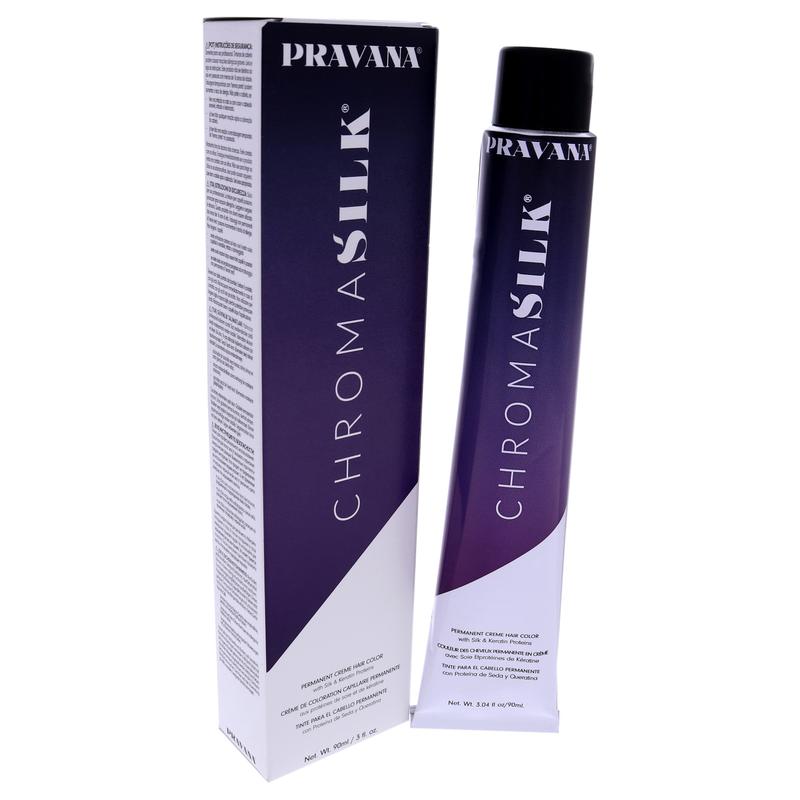 ChromaSilk Creme Hair Color - 7.11 Intense Ash Blonde by Pravana for Unisex - 3 oz Hair Color