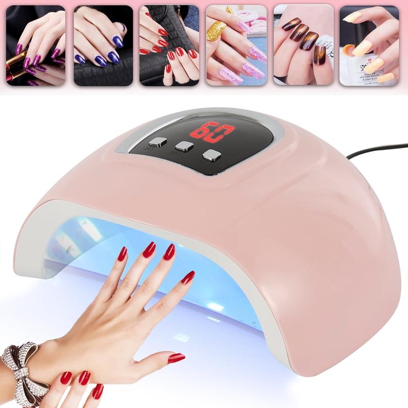 Nail Lamp Nail Art & Nail Care Machine, Portable Nail Dryer, Special Nail Polish Glue Baking Lamp for Nail Art DIY Use, Gentle Manicure Accessories for Home and Salon Use,Gifts for Girlfriends