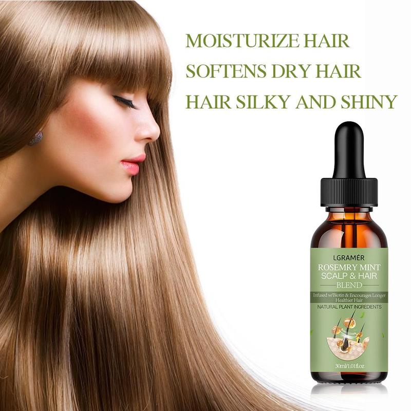 Rosemary Hair Oil, Deep Moisturizing Hair Oil, Hydrating and Softening Hair Oil, Hair Care Product for Women & Men, Hair Care Product for Daily Use