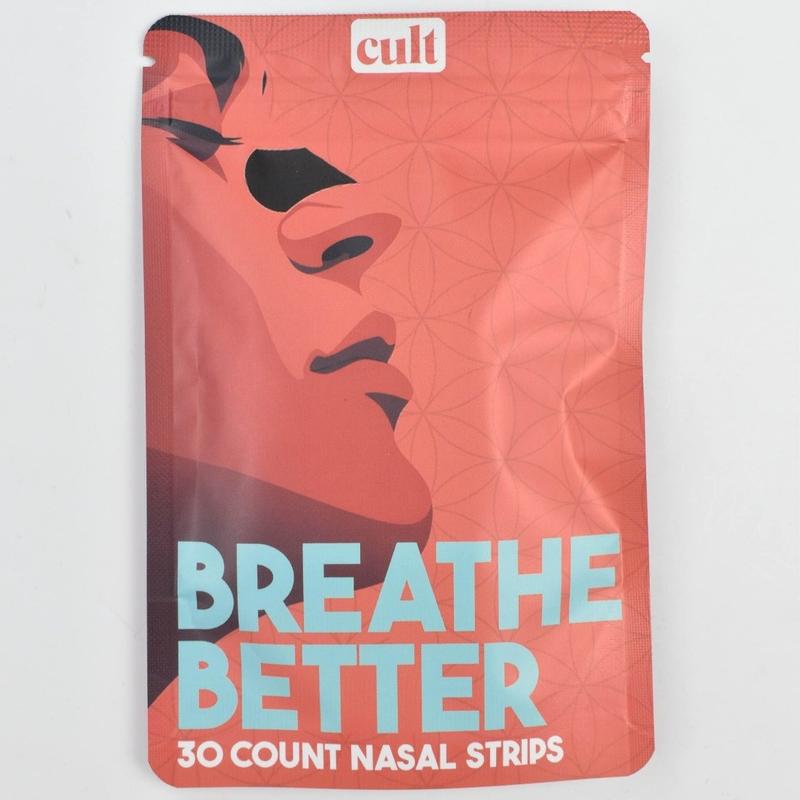 Breathe Better CULT Nasal Strips - 30 Nasal Strips for Sleep, Meditation, Breathwork, Fitness, Focus and More