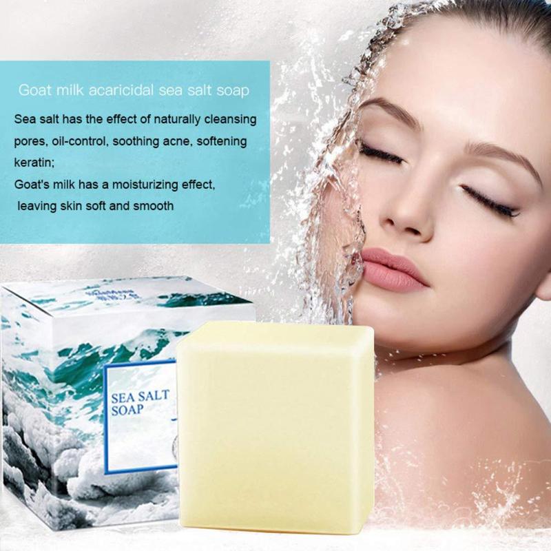 Sea Salt Soap, 1 Count 3 Counts Moisturizing Facial Soap, Deep Cleansing Facial Soap, Oil Control Refreshing Facial Soap, Facial Skin Care Product