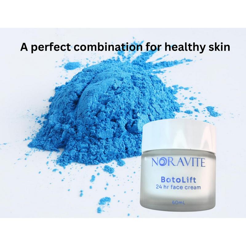 Noravite Botolift + Copper Peptide Bundle for DIY formulation - Face Tightening and Lifting Cream - Anti Wrinkle Face Cream with Hyaluronic Acid and Argireline plus High purity GHK-KU Copper peptides